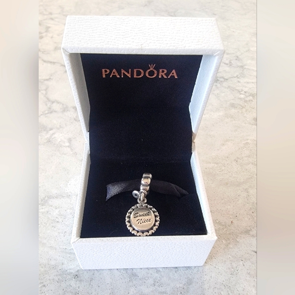 Retired Pandora Charm - Sweet Niece, New in Box